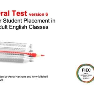 Oral Test for Student Placement in Adult English Classes