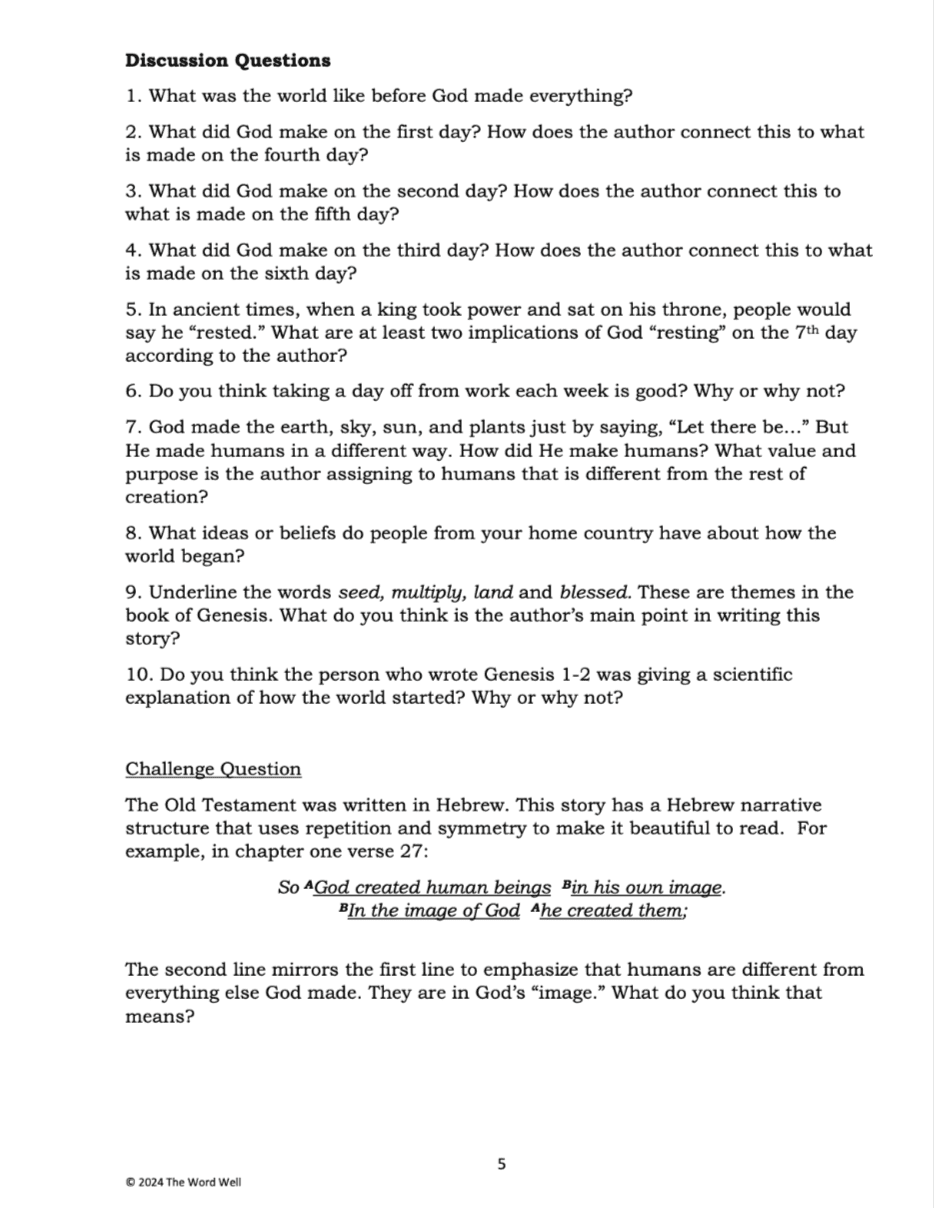 Creation to Christ - Bible Stories, Advanced - Image 5