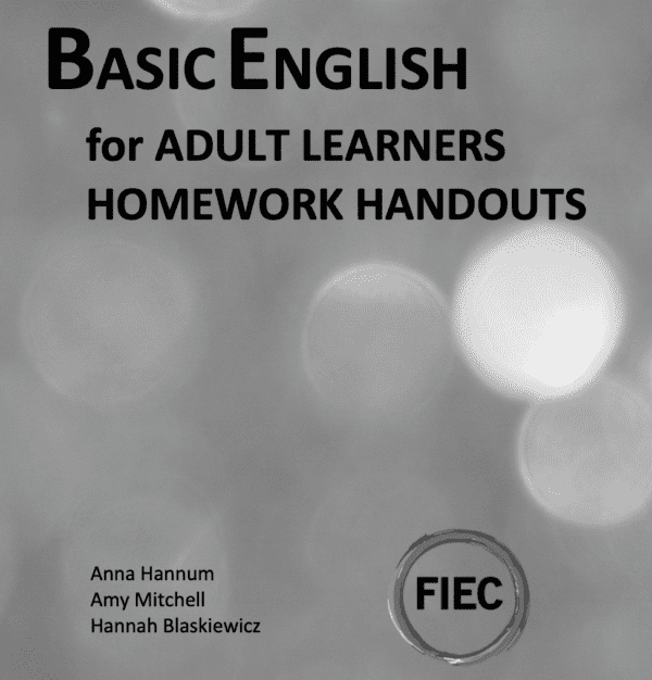 Basic English for Adult Learners Homework Handouts FIEC